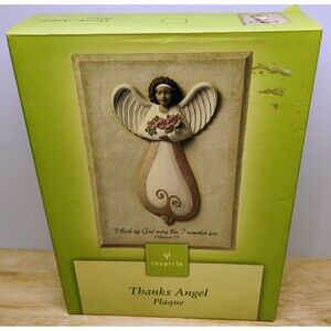 Zondervan Thanks Angel Plaque Inspirio Philippians 1:3 Christian Decor 8.5x6